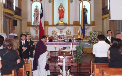 Emotivo adiós al Profesor Normalista, Sr. Alfredo Taverna Fernández.