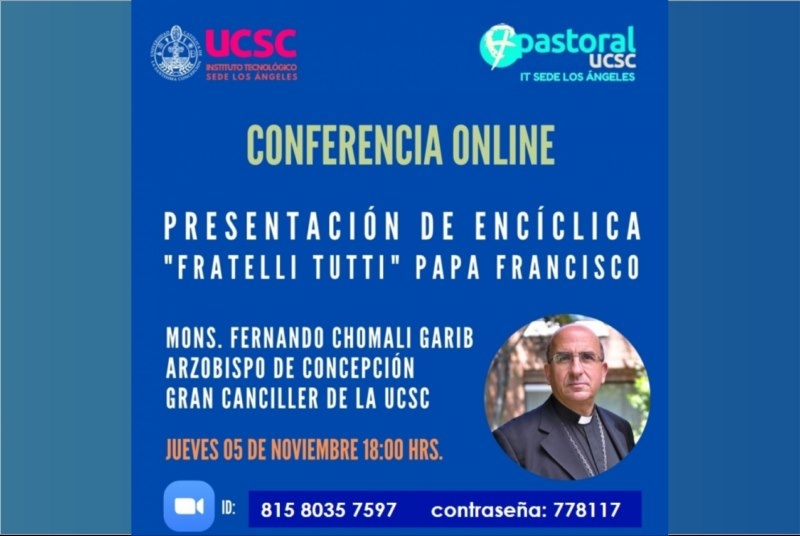 En formato online se presentará Encíclica Fratelli Tutti en Los Ángeles