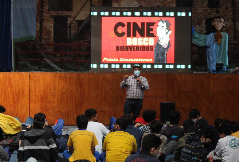 Alumnos salesianos de Iquique participan en entretenida jornada denominada “Cine Bosco”