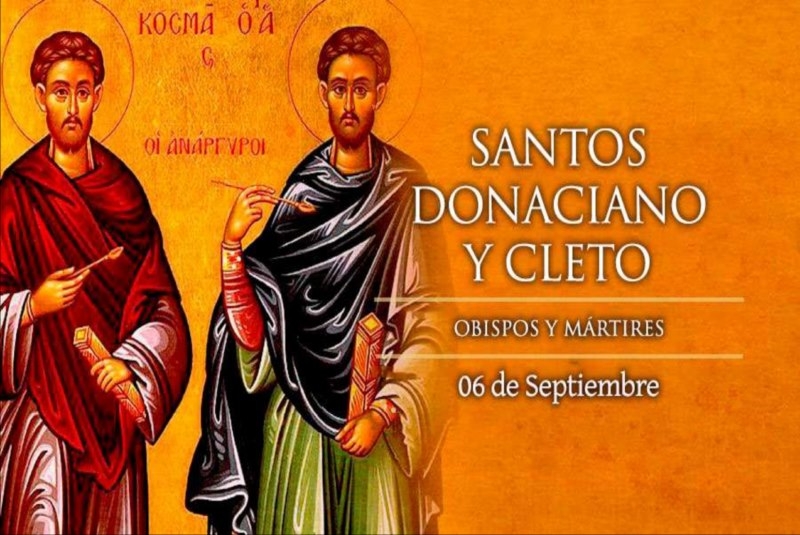 Santos Donaciano y Cleto.