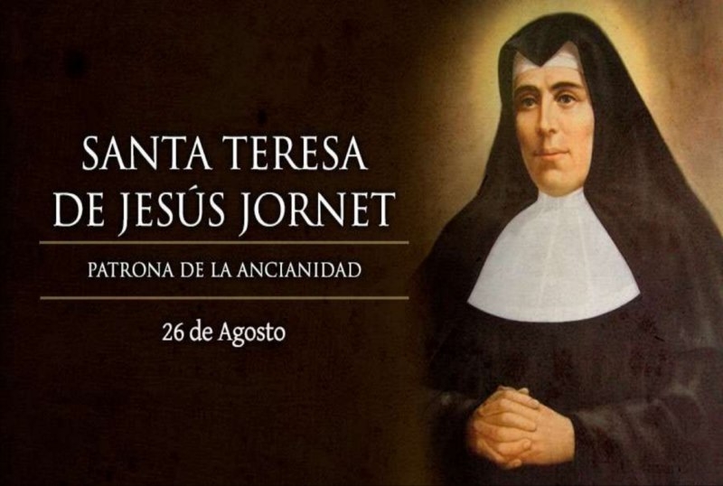 Hoy celebramos a Santa Teresa de Jesús Jornet e Ibars, patrona de la ancianidad