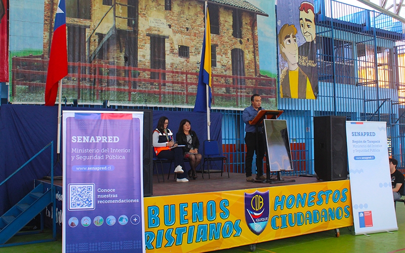 SENAPRED visita nuestro colegio para conmemorar el Terremoto de Valdivia