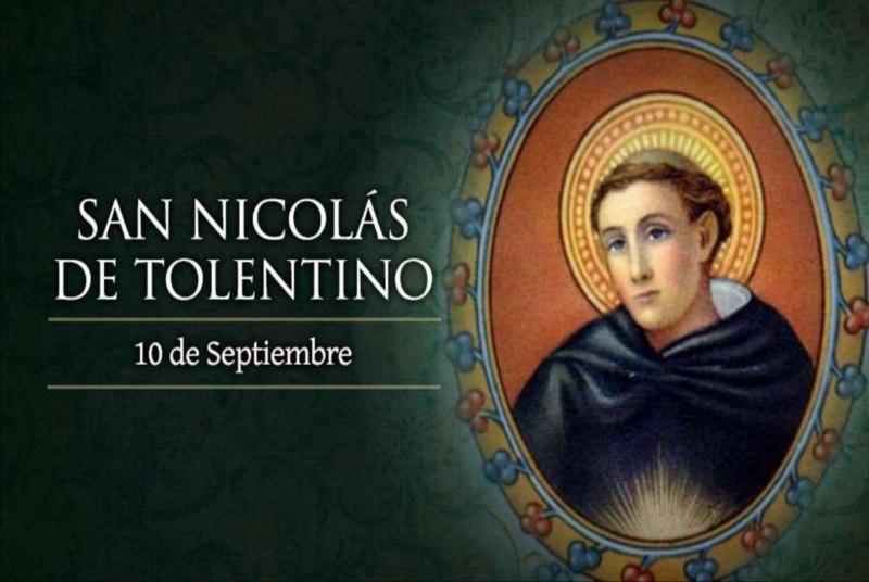 Hoy es fiesta de San Nicolás de Tolentino, patrono de las almas del purgatorio.