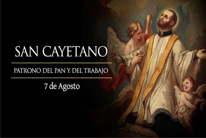 Hoy la Iglesia celebra a San Cayetano, patrono del pan y del trabajo.