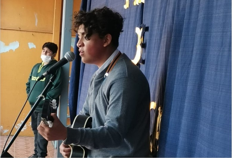 Alumnos del Colegio “Don Bosco” de Iquique, participaron de la Semana de la Música.