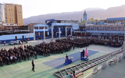 Primer día de clases Colegio “Don Bosco” Iquique – 2019.